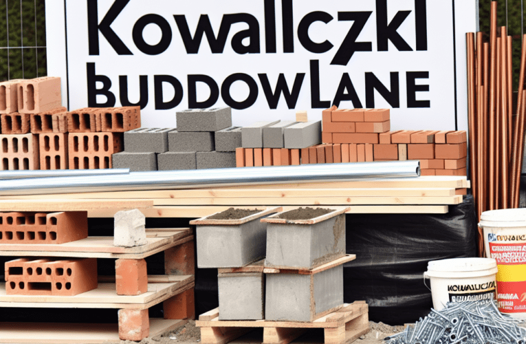 Kowalczyk Materiały Budowlane – Twoja Droga do Wyboru Najlepszych Produktów dla Twojego Domu