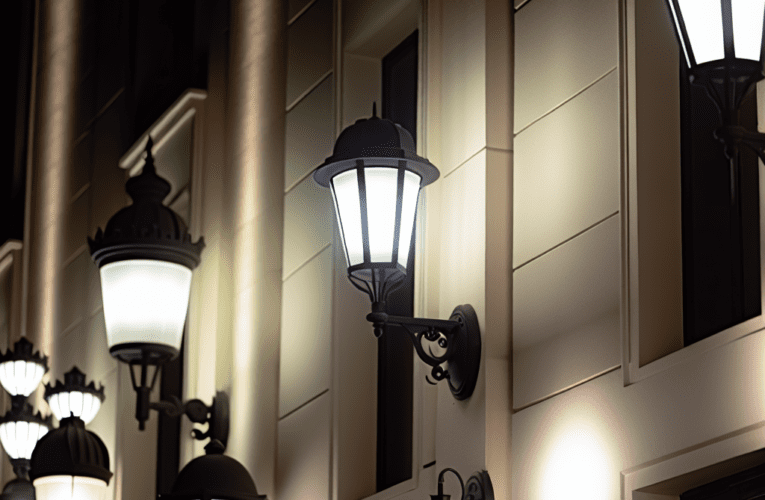 Lampy na elewacje: Przewodnik po oświetleniu zewnętrznym domu