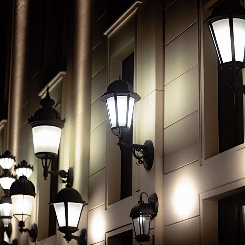 lampy na elewacje