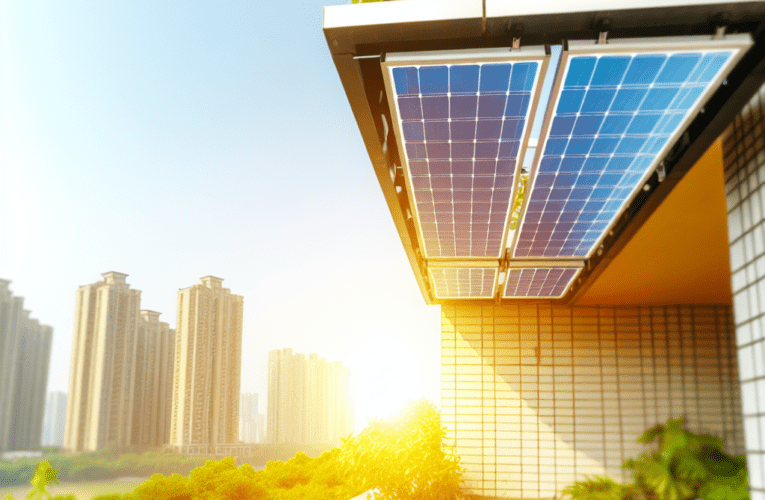 Panele fotowoltaiczne na balkonie – Jak wykorzystać małą przestrzeń do produkcji energii?