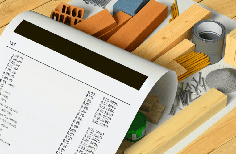 VAT na materiały budowlane – jak obniżyć koszty zakupu w budownictwie?