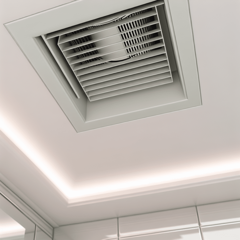 wentylacja łazienki w suficie