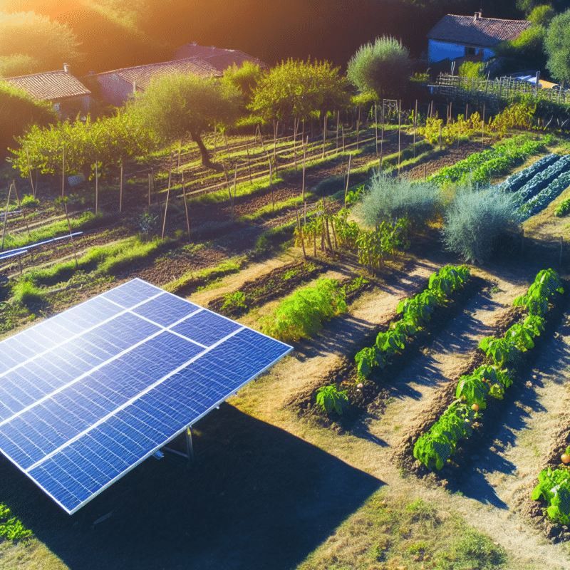fotowoltaika na działce rod