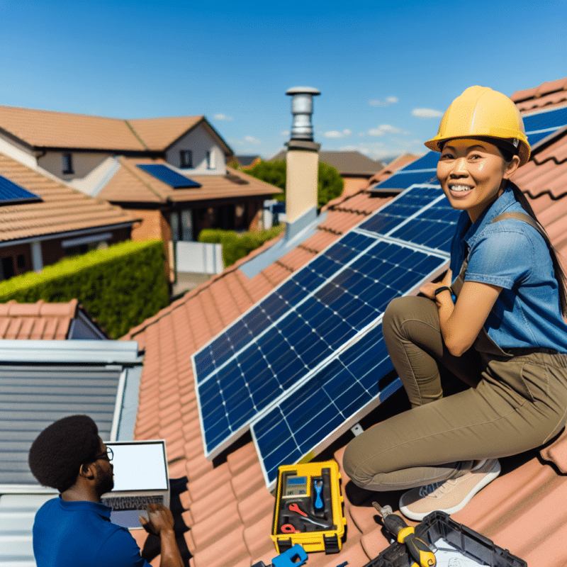 montaż paneli fotowoltaicznych