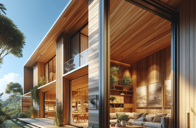 Wybór drewna na elewację zewnętrzną domu: Przewodnik po rodzajach i właściwościach elewacji drewnianej