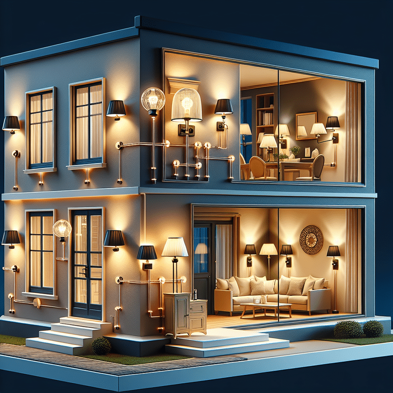 kinkiety na elewacje