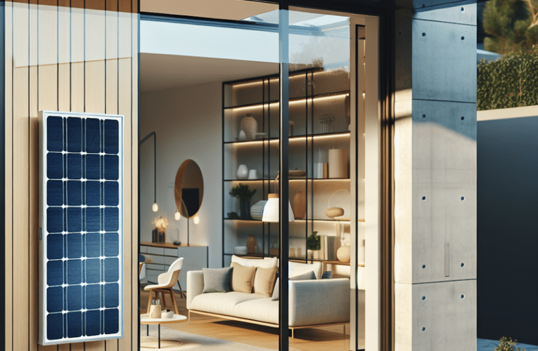 Panele fotowoltaiczne na elewacji: Innowacyjne rozwiązania dla Twojego domu i wnętrza