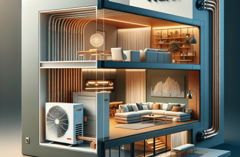 Rodzaje systemów pomp ciepła Haier: monoblok a split w kontekście dom i wnętrze