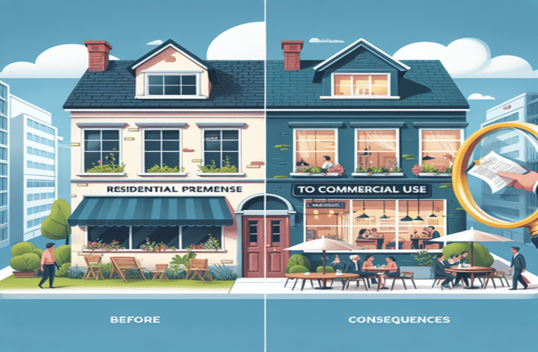 Jak zmieniać przeznaczenie lokalu mieszkalnego na użytkowy – wymogi procedury i konsekwencje