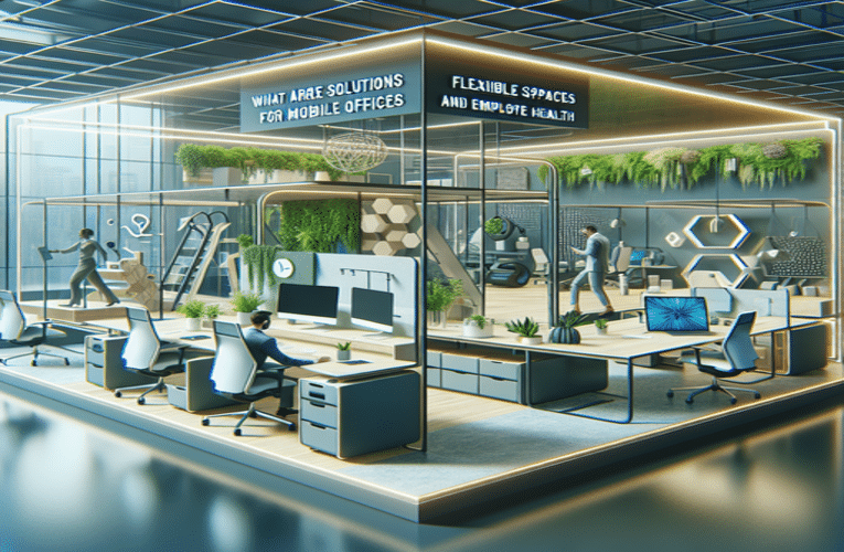 Jakie są nowoczesne rozwiązania dla mobilnych biur w kontekście elastycznych przestrzeni i zdrowia pracowników